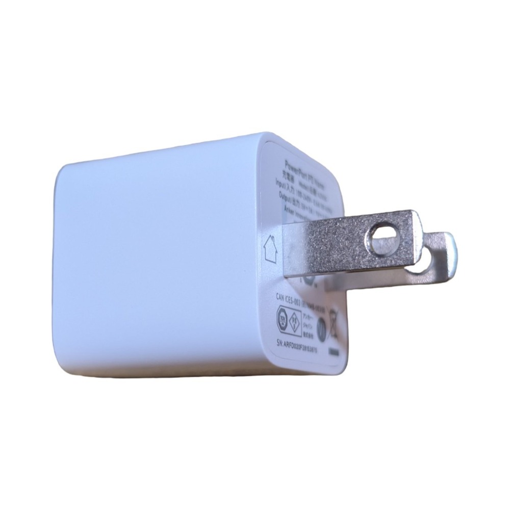 C7-O Anker 20W PD Nano USB-C Fast Charge Wall Charger - White - In Poly Bag ⬇️ - Picture 2 of 2